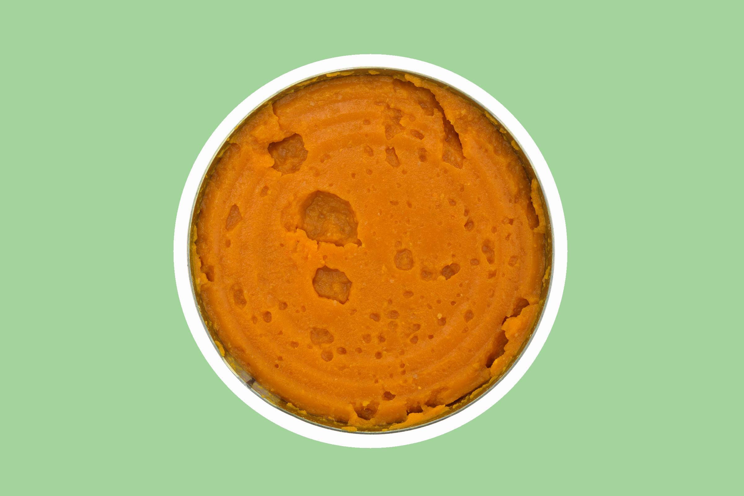 Pureed pumpkin