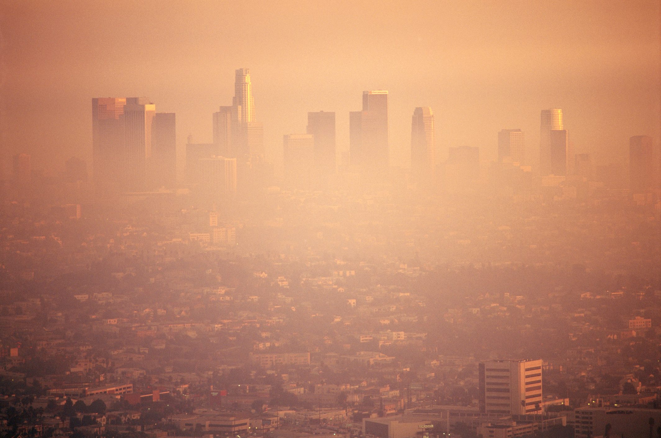 Smog over Los Angeles