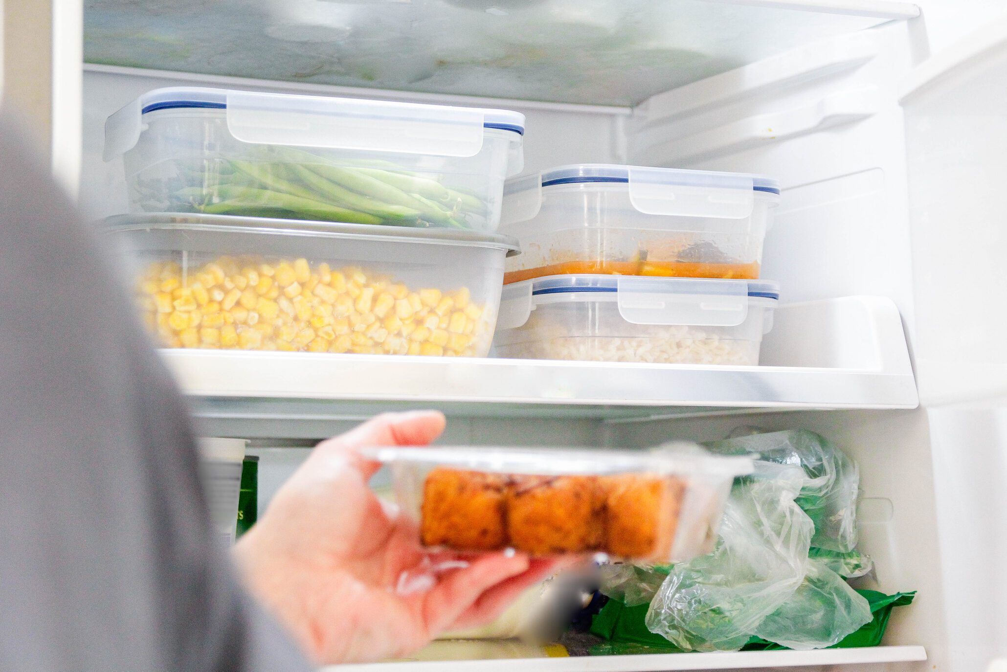 In the fridge